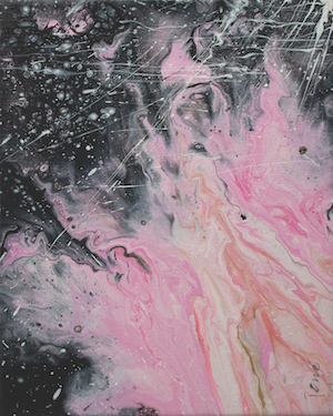 Painting Pink Nebula 9